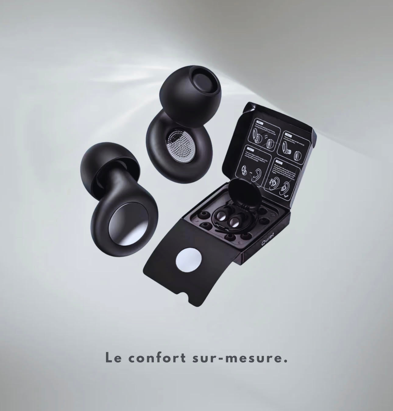 Hush Quiet: Bouchons d'oreilles filtrants en silicone